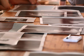 visionado de portafolios de fotos